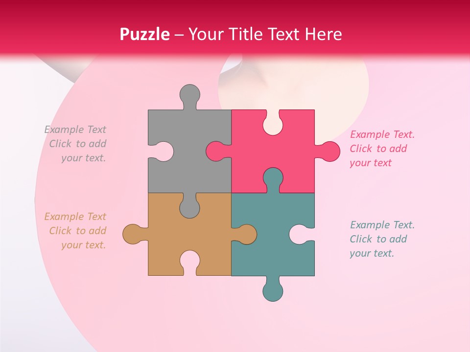 Brunette Concept Make Up PowerPoint Template