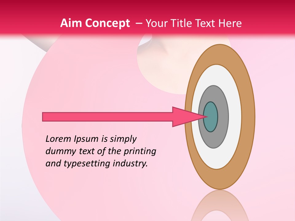 Brunette Concept Make Up PowerPoint Template