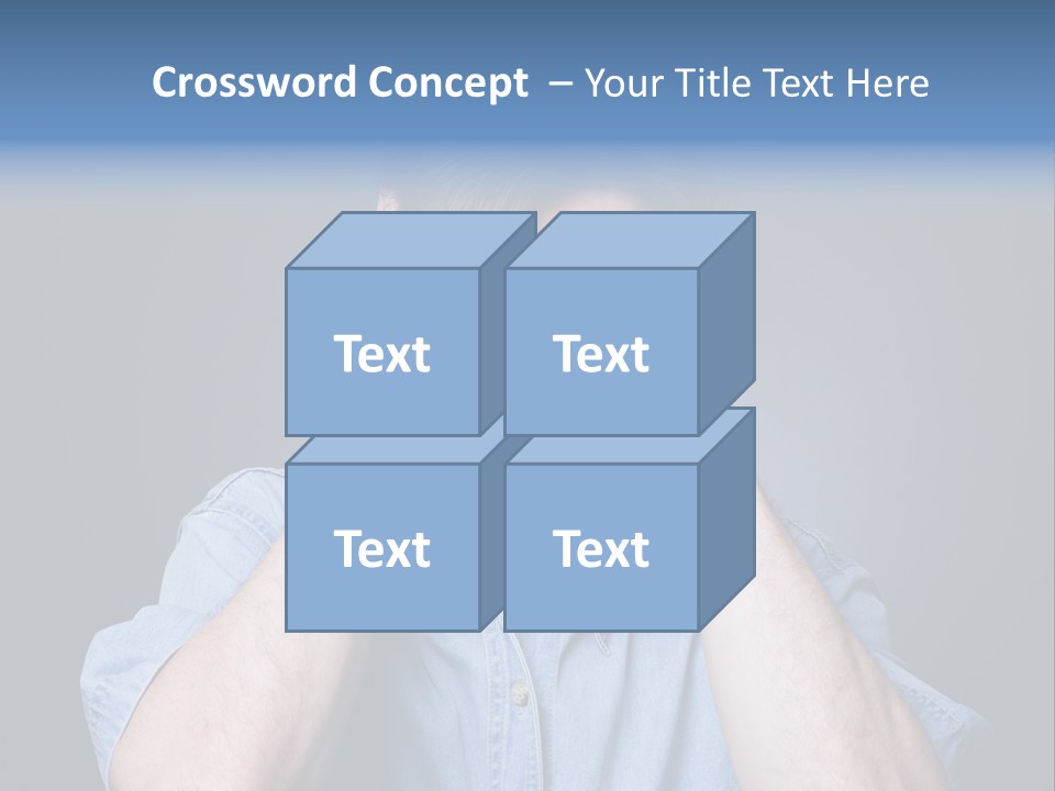 Depressed Desperation Female PowerPoint Template