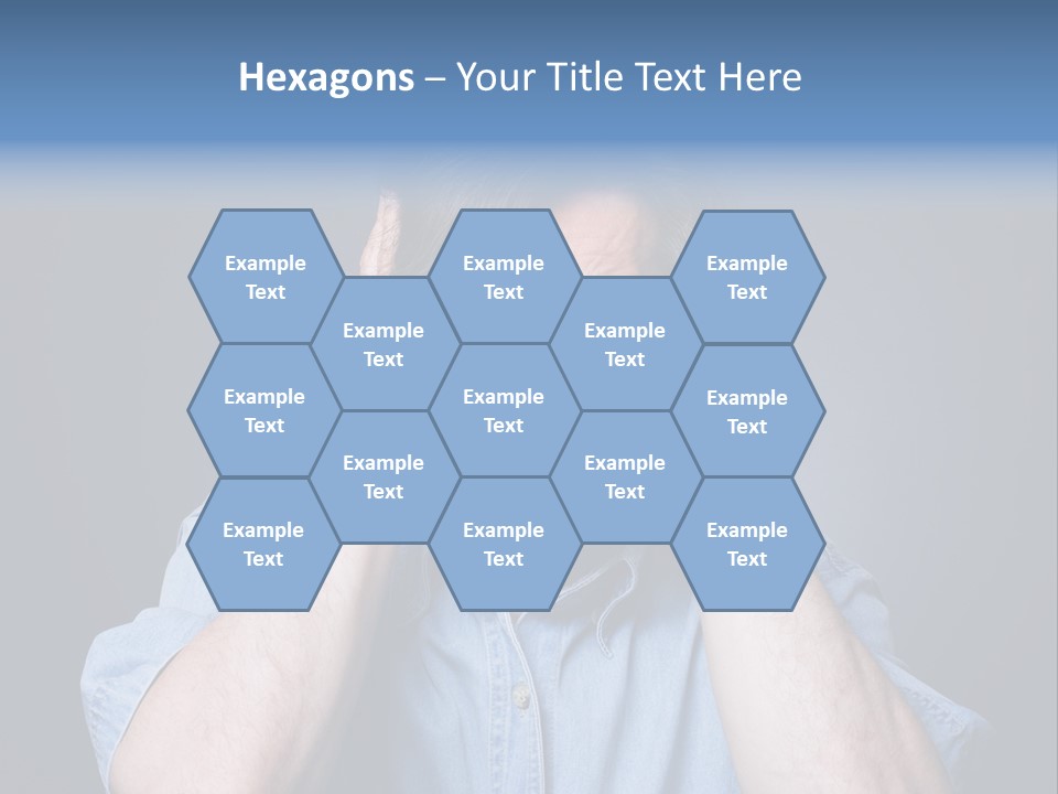 Depressed Desperation Female PowerPoint Template