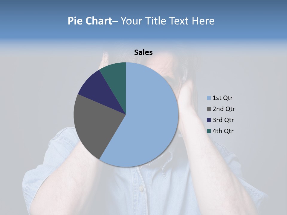Depressed Desperation Female PowerPoint Template