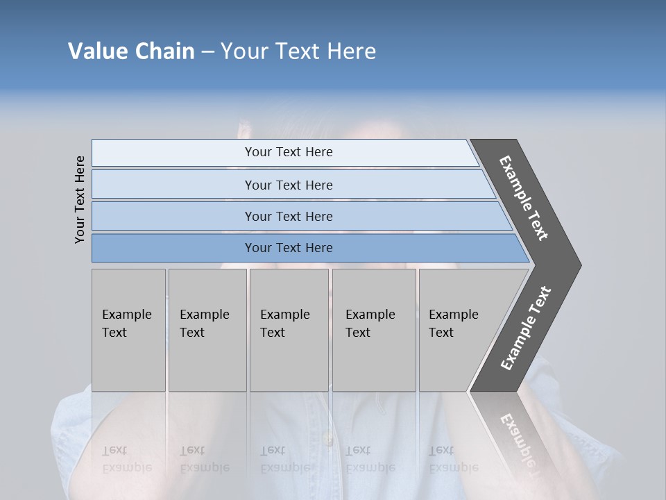 Depressed Desperation Female PowerPoint Template