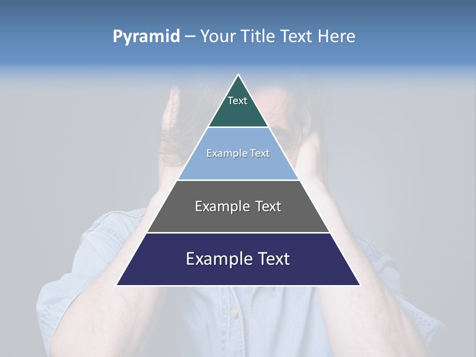 Depressed Desperation Female PowerPoint Template