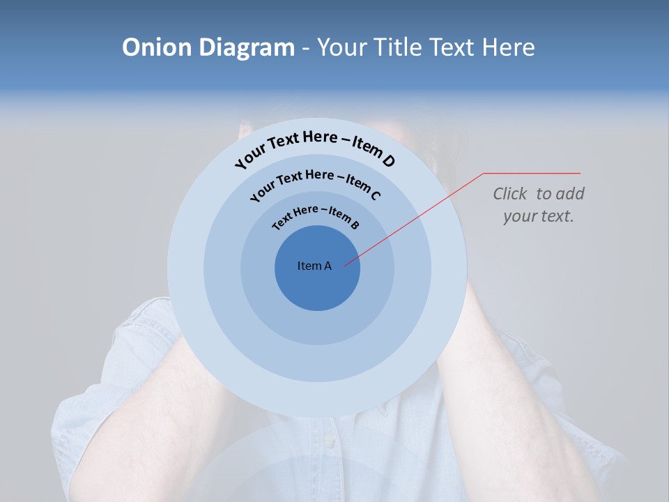Depressed Desperation Female PowerPoint Template