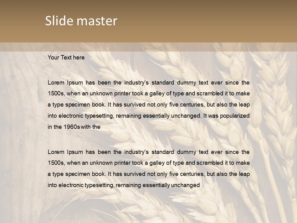 Close Lot Text PowerPoint Template