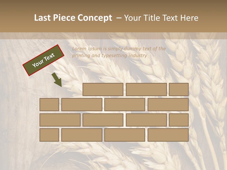 Close Lot Text PowerPoint Template