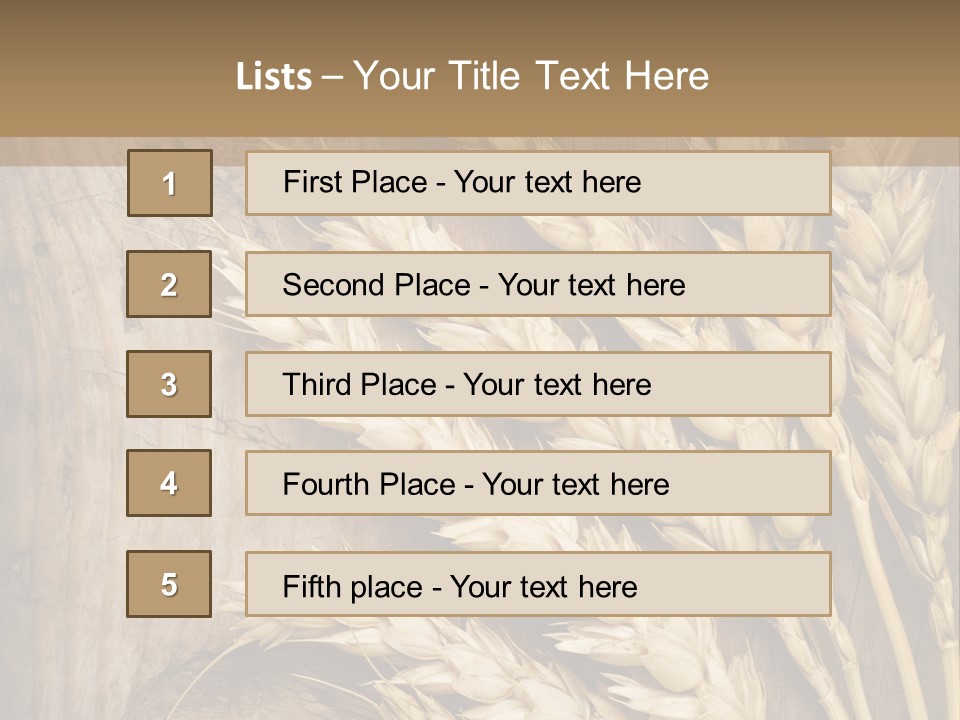 Close Lot Text PowerPoint Template