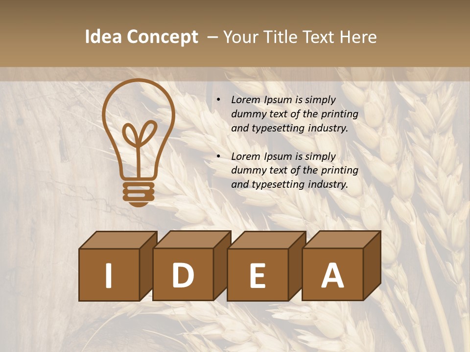 Close Lot Text PowerPoint Template