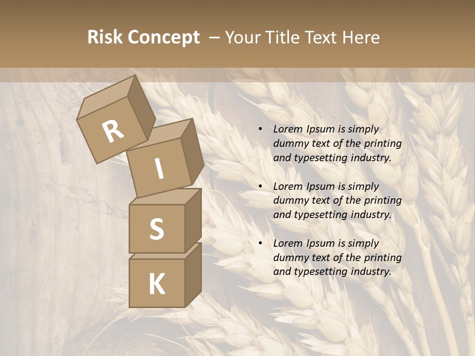 Close Lot Text PowerPoint Template