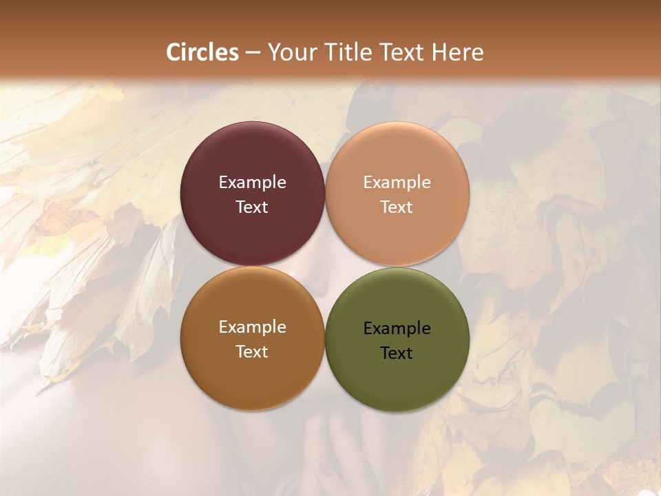 Hair Orange White PowerPoint Template