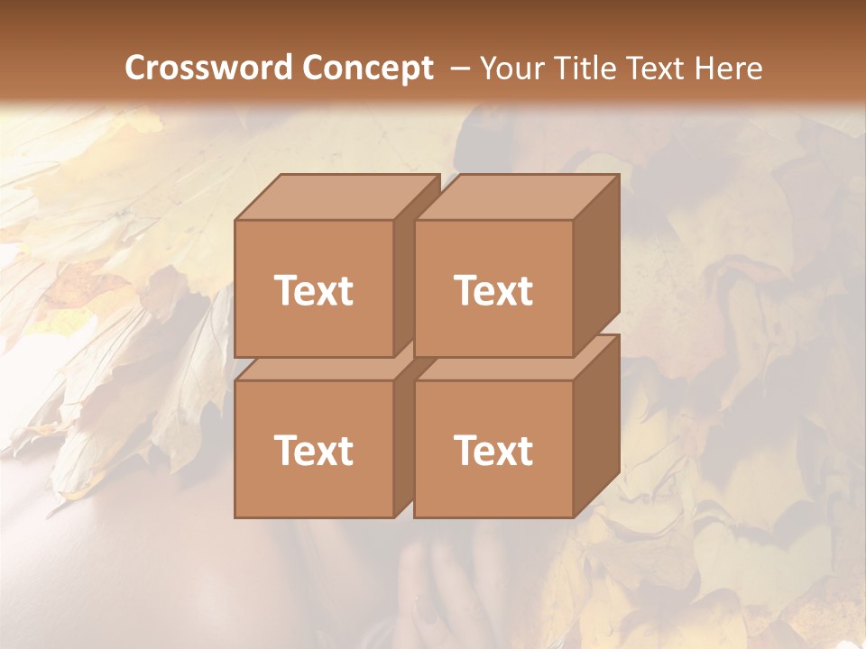 Hair Orange White PowerPoint Template