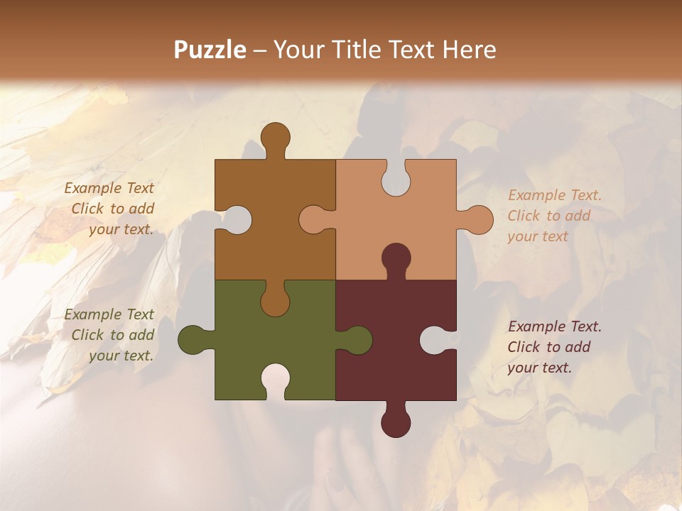 Hair Orange White PowerPoint Template