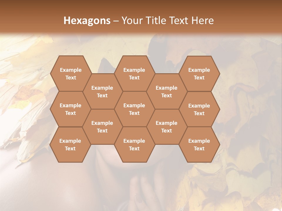 Hair Orange White PowerPoint Template