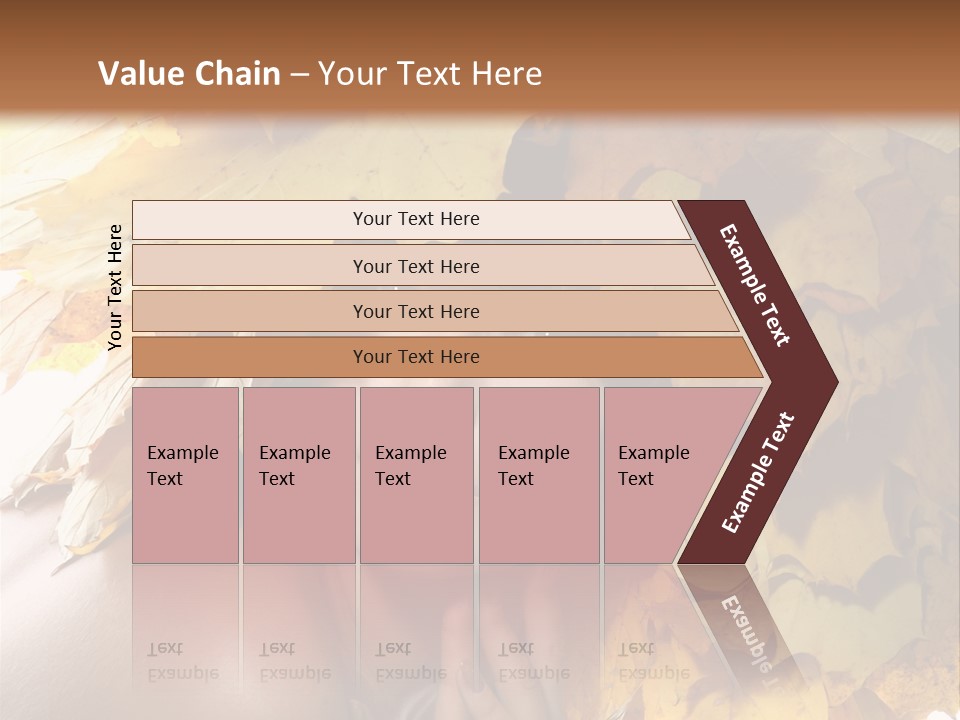 Hair Orange White PowerPoint Template