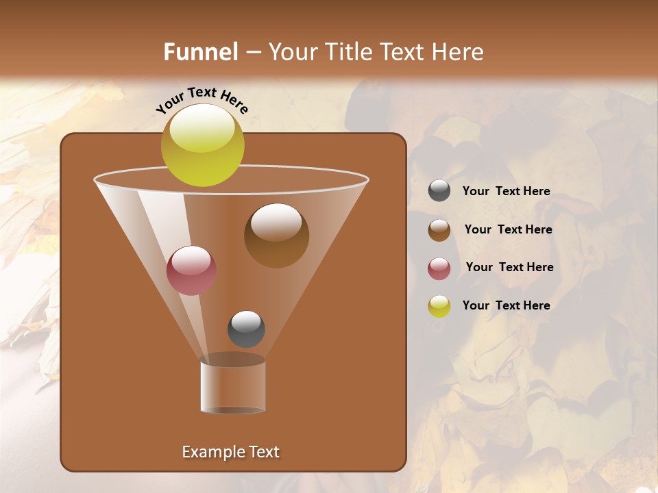 Hair Orange White PowerPoint Template