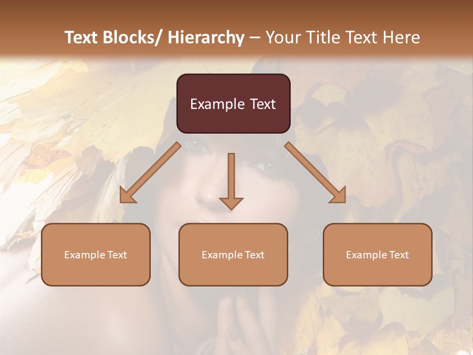 Hair Orange White PowerPoint Template