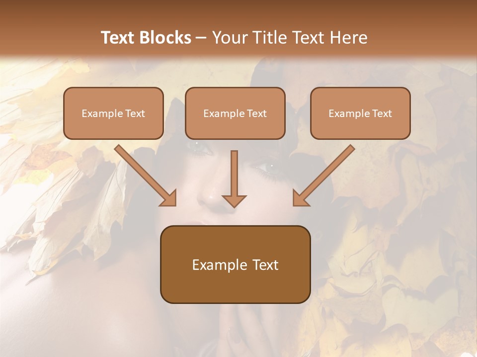 Hair Orange White PowerPoint Template