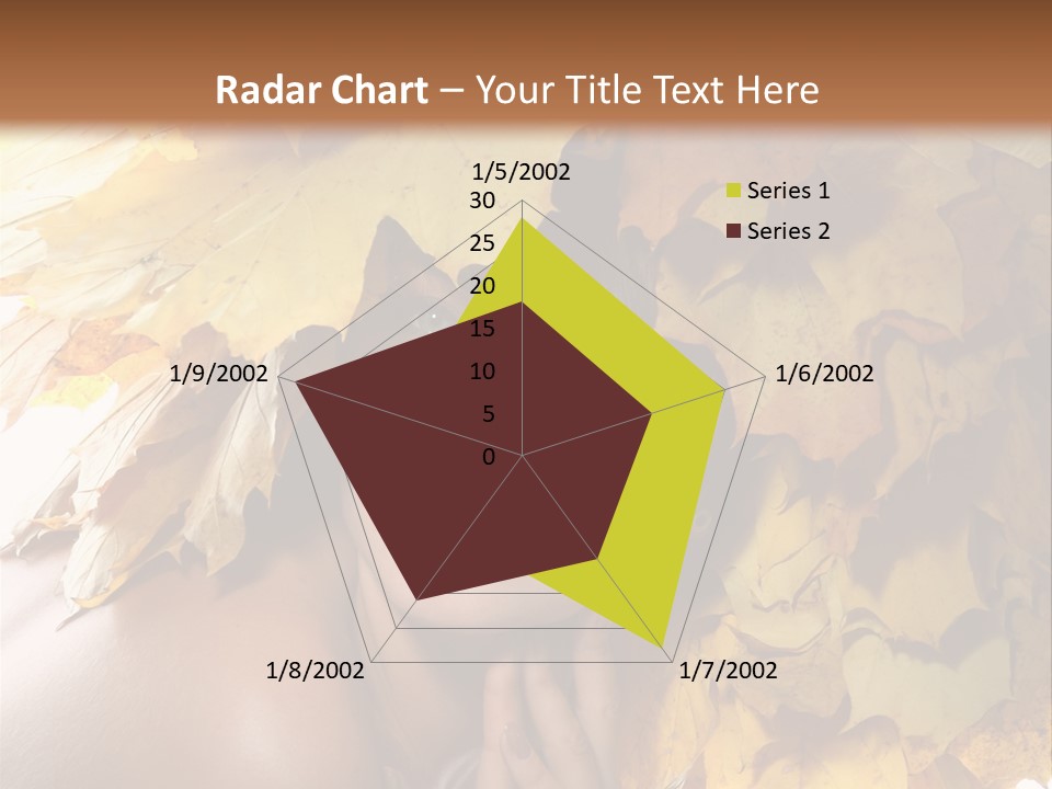 Hair Orange White PowerPoint Template