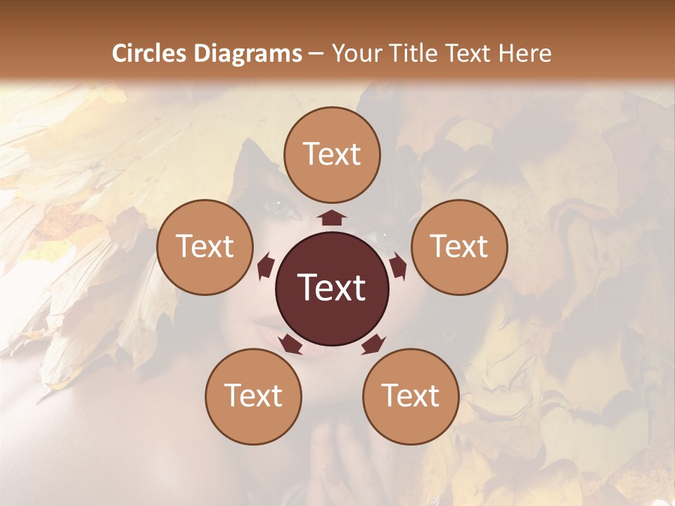 Hair Orange White PowerPoint Template