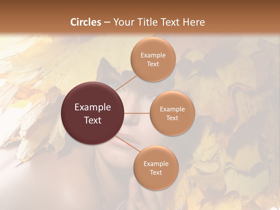 Hair Orange White PowerPoint Template