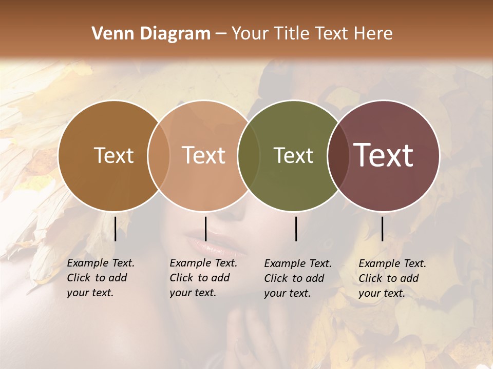Hair Orange White PowerPoint Template