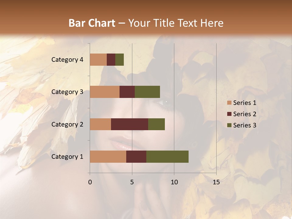 Hair Orange White PowerPoint Template