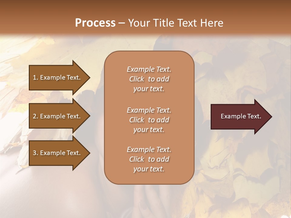 Hair Orange White PowerPoint Template