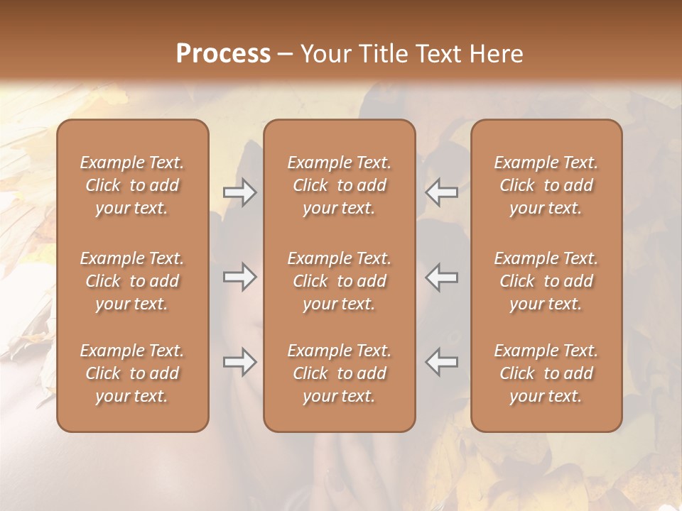 Hair Orange White PowerPoint Template