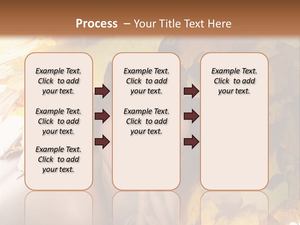 Hair Orange White PowerPoint Template