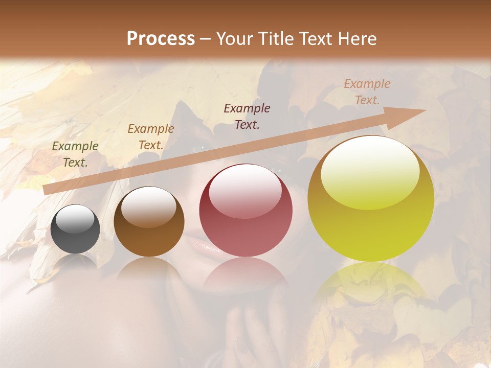 Hair Orange White PowerPoint Template