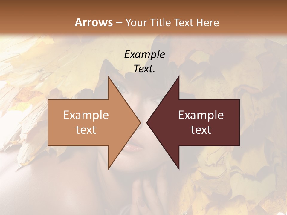 Hair Orange White PowerPoint Template