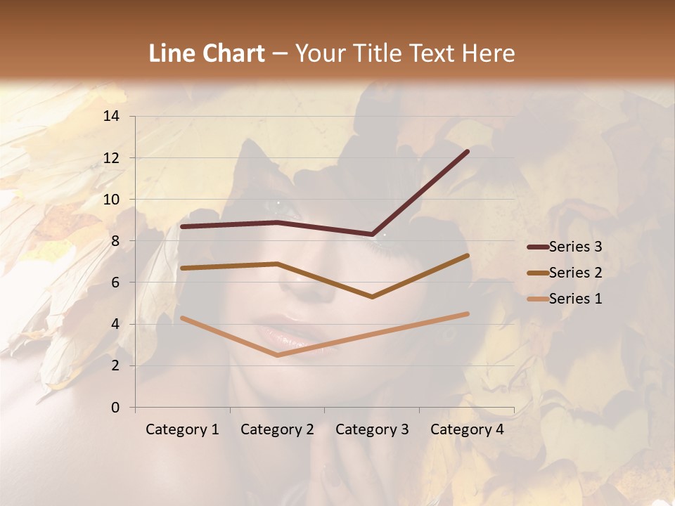 Hair Orange White PowerPoint Template