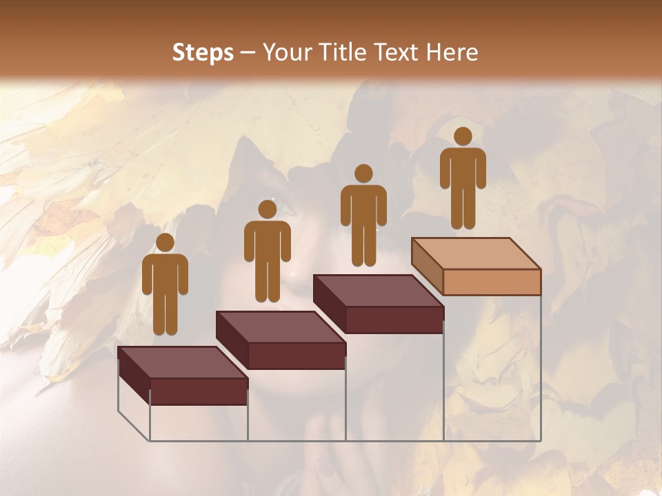 Hair Orange White PowerPoint Template