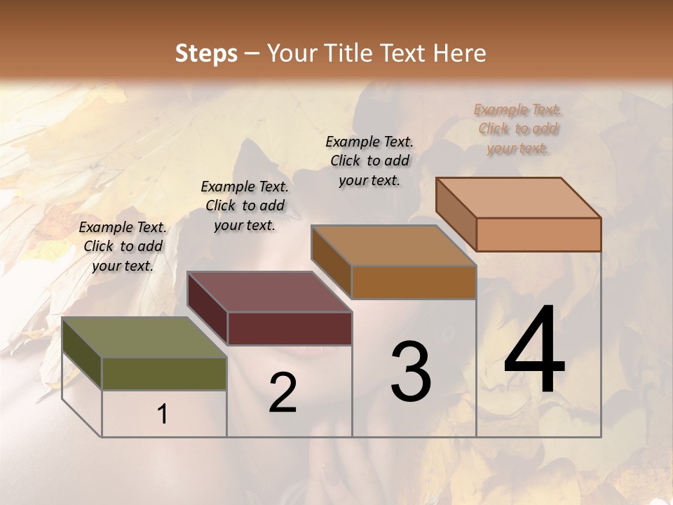 Hair Orange White PowerPoint Template