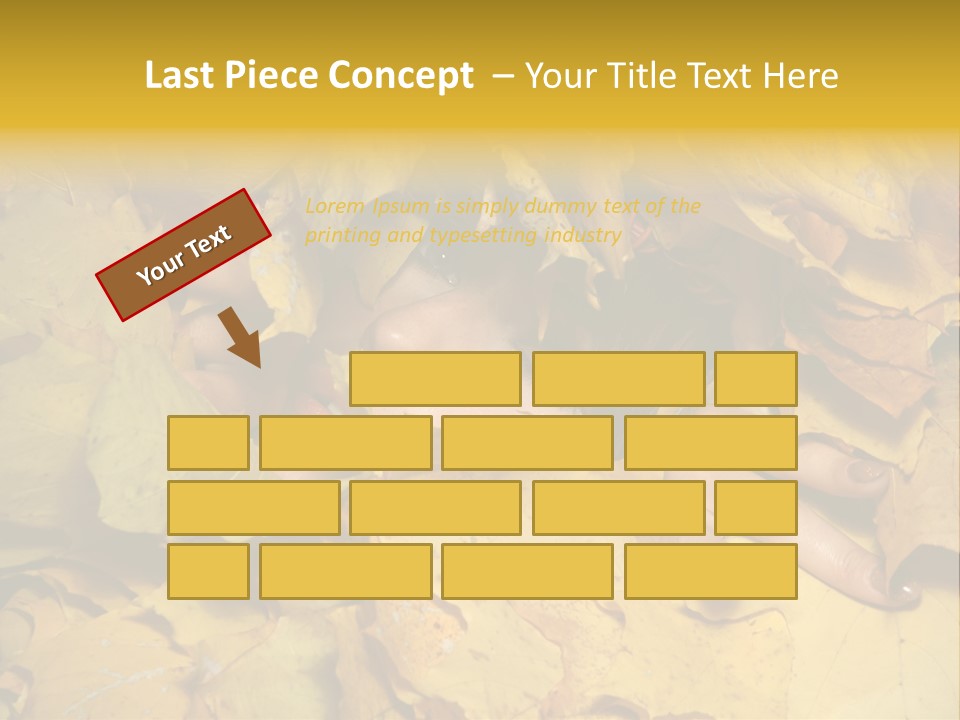Red Model Long PowerPoint Template