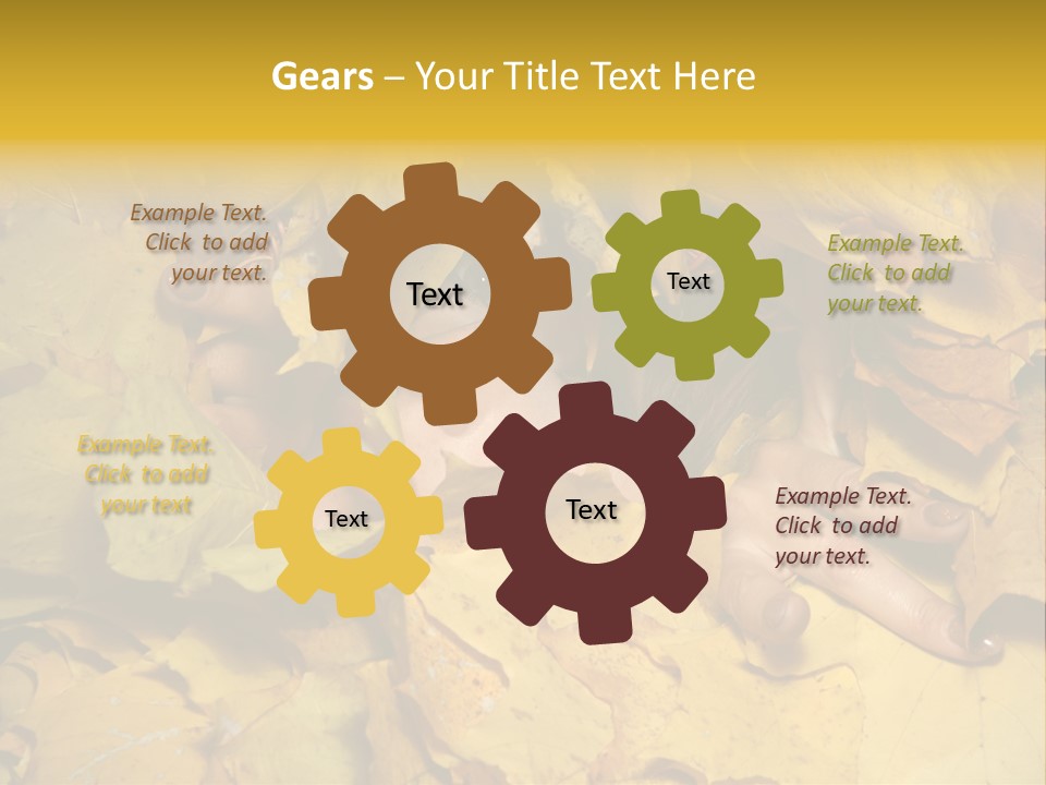 Red Model Long PowerPoint Template