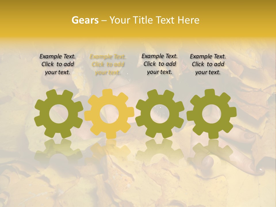 Red Model Long PowerPoint Template