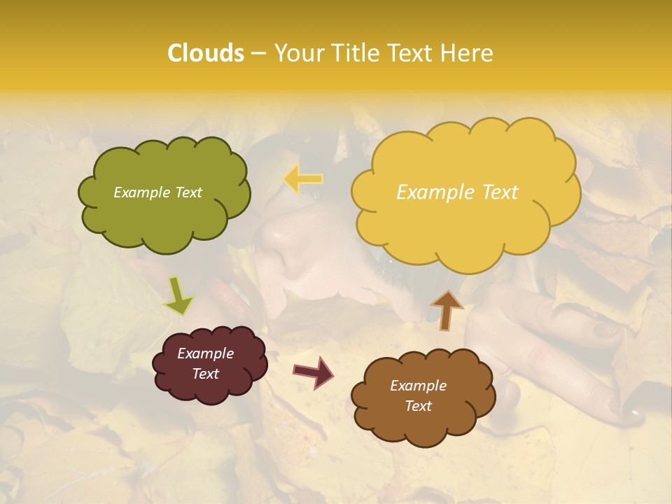 Red Model Long PowerPoint Template