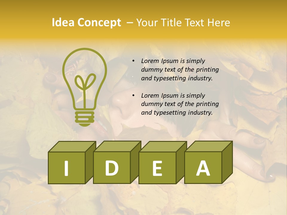 Red Model Long PowerPoint Template