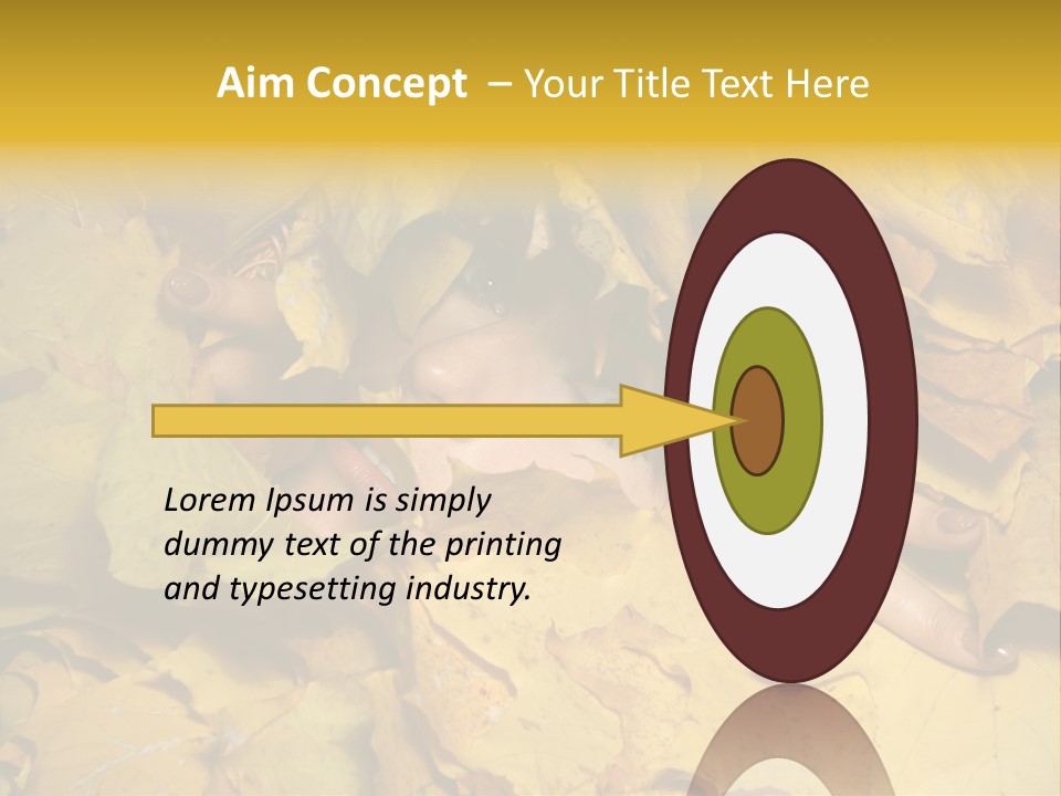 Red Model Long PowerPoint Template