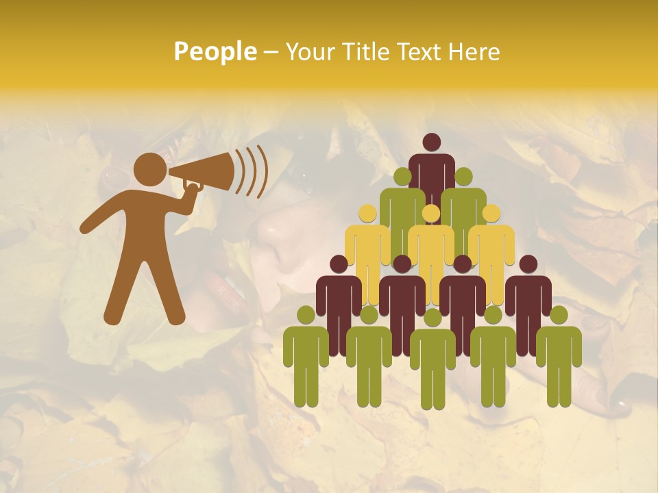 Red Model Long PowerPoint Template