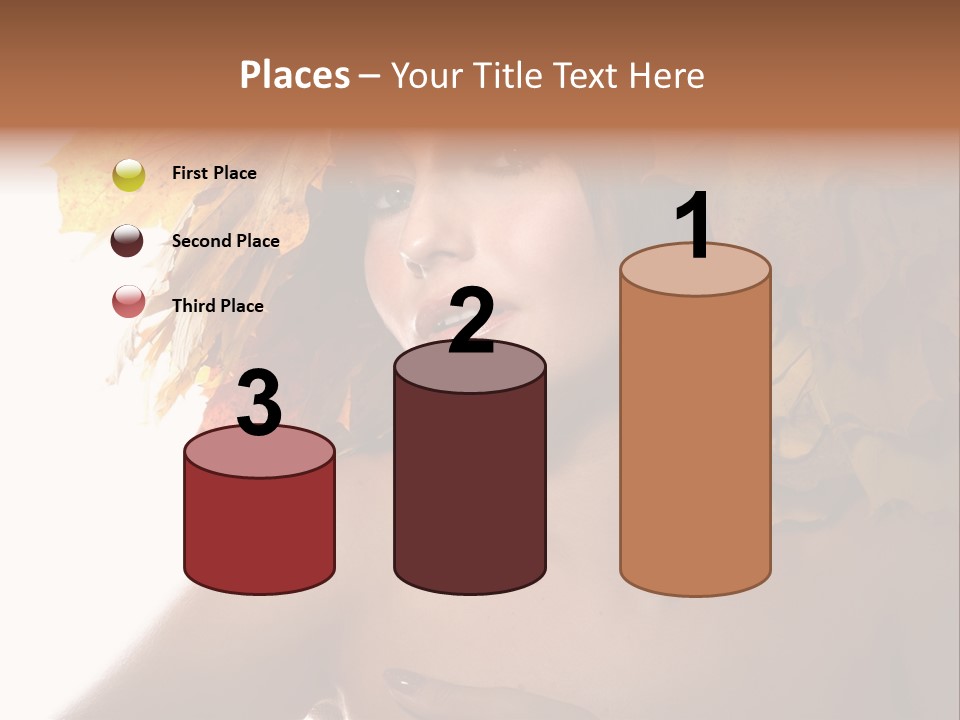 Orange Person Nature PowerPoint Template