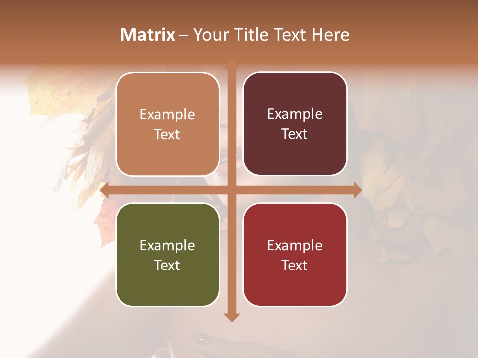 Orange Person Nature PowerPoint Template