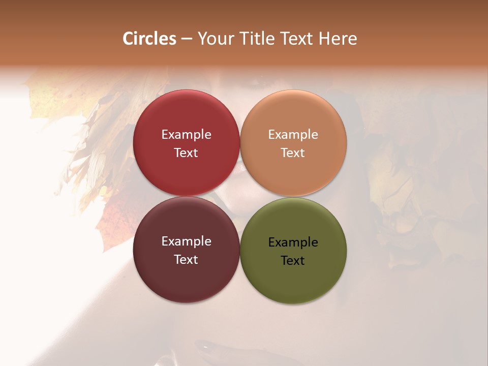 Orange Person Nature PowerPoint Template