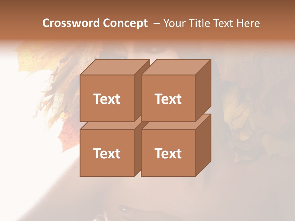 Orange Person Nature PowerPoint Template