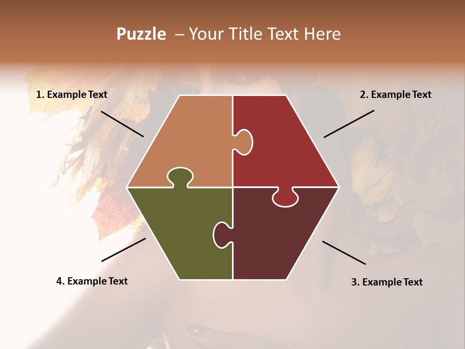 Orange Person Nature PowerPoint Template