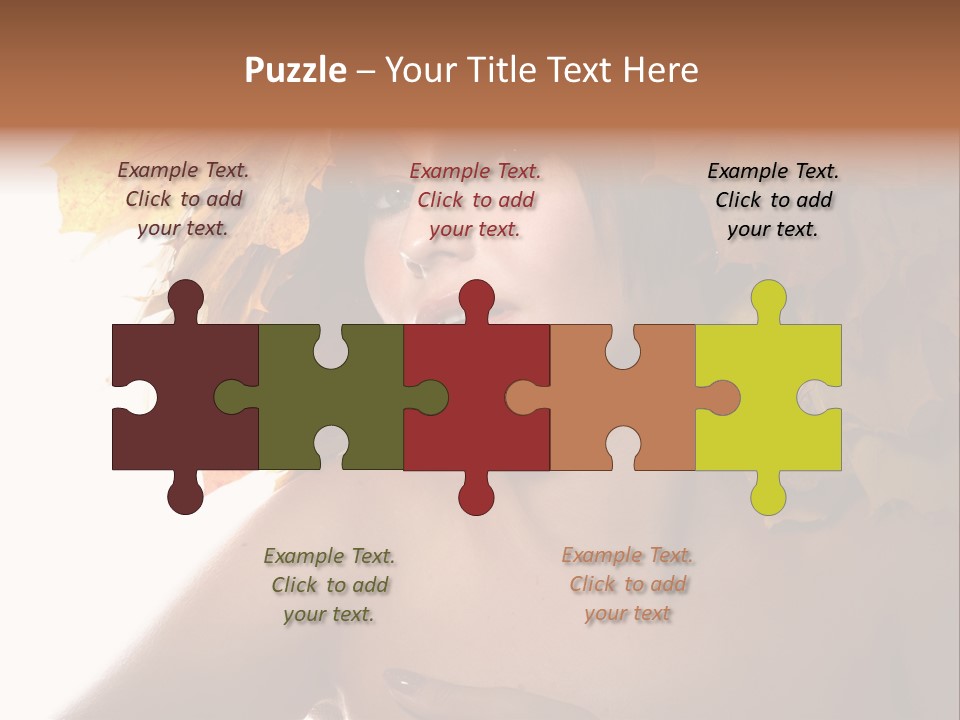 Orange Person Nature PowerPoint Template