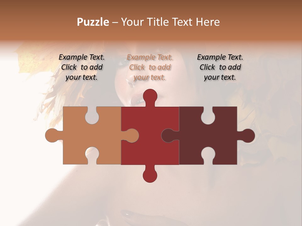 Orange Person Nature PowerPoint Template