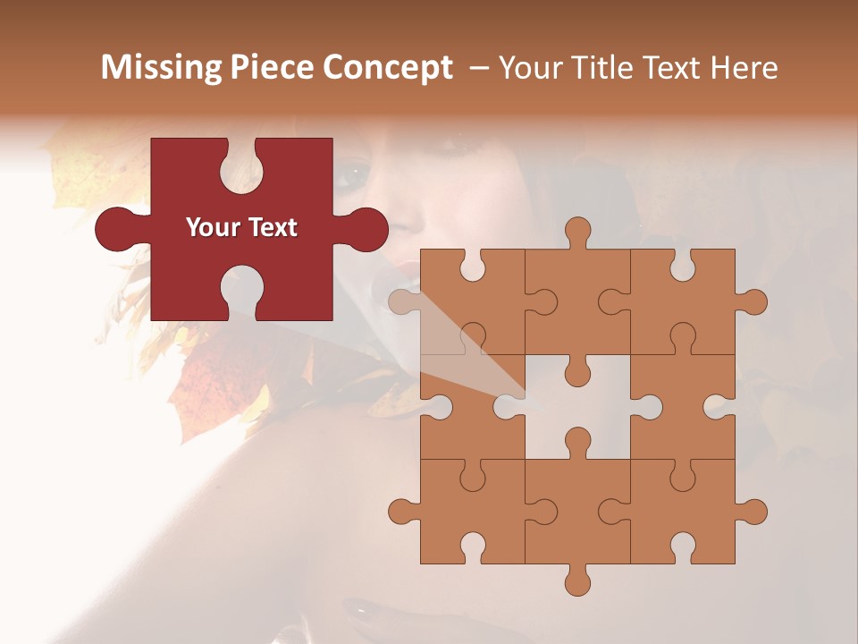 Orange Person Nature PowerPoint Template