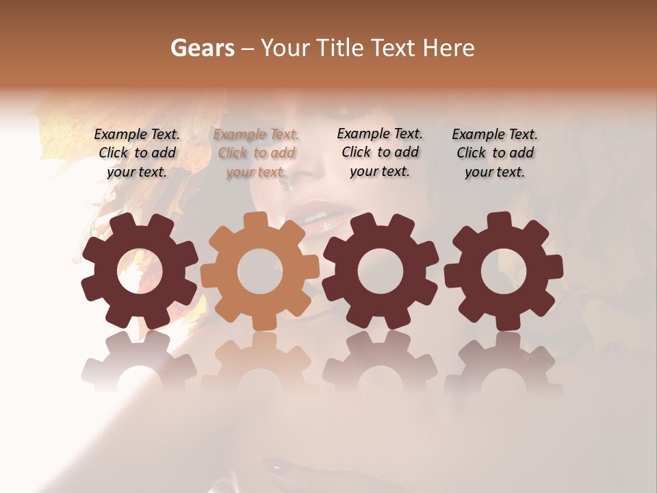 Orange Person Nature PowerPoint Template